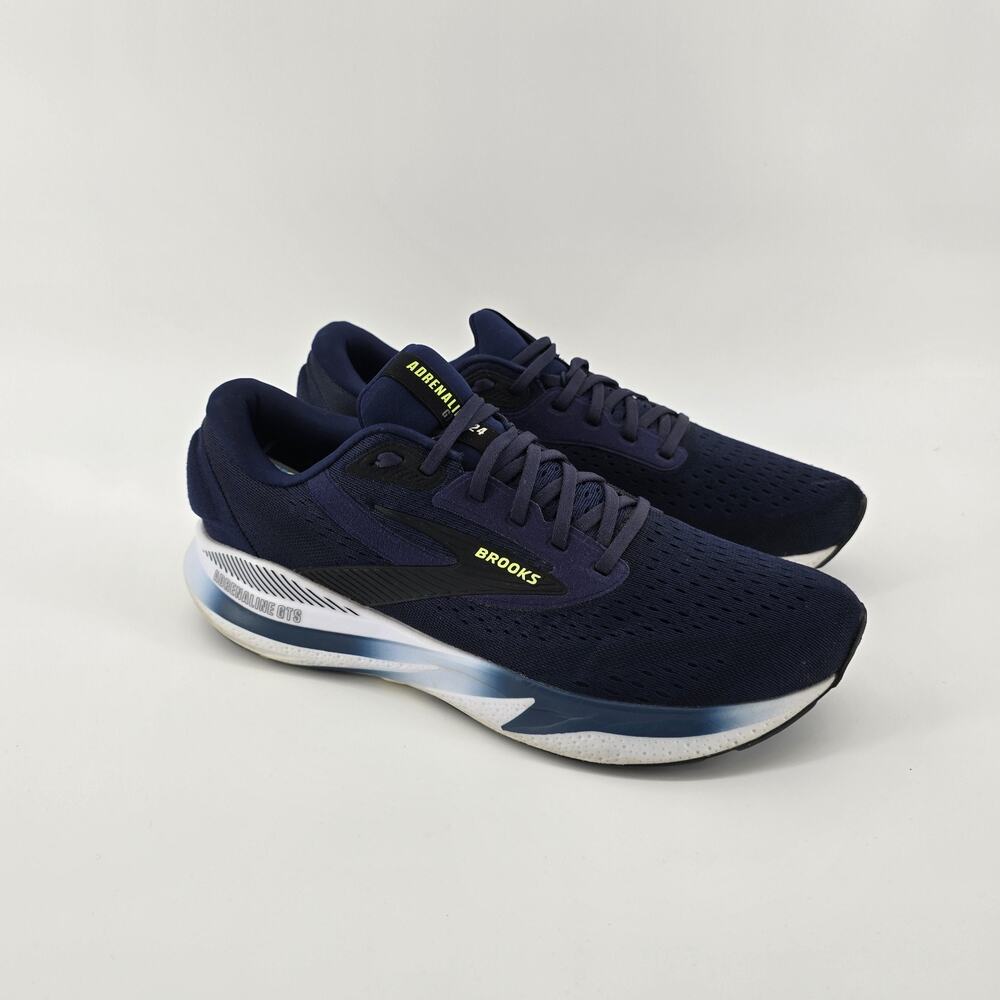 Brooks Adrenaline GTS 24 Shoes Mens Size 11 EE Wide Blue Running Sneakers Gym